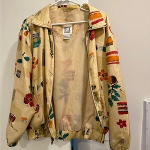 Colorful Floral Patterned Jacket